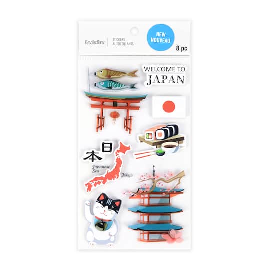 12 Pack: Japan Stickers by Recollections™